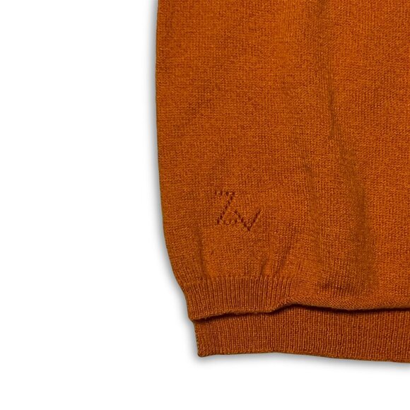 Zadig & Voltaire Kids Rock Sweater 4Y Orange Wool & Cashmere Blend Crewneck Butt - Picture 5 of 8